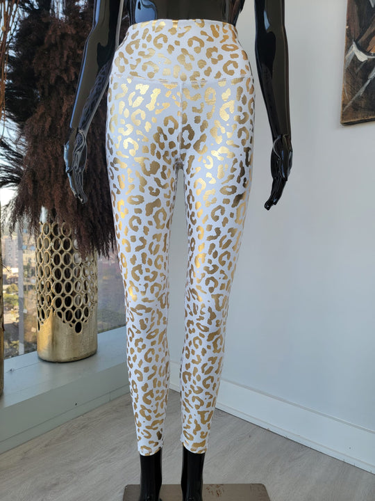 Legging léopard taille haute