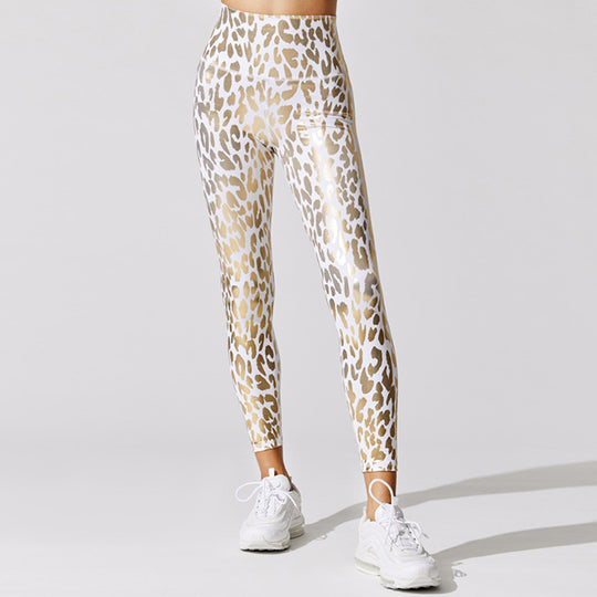 Legging léopard taille haute