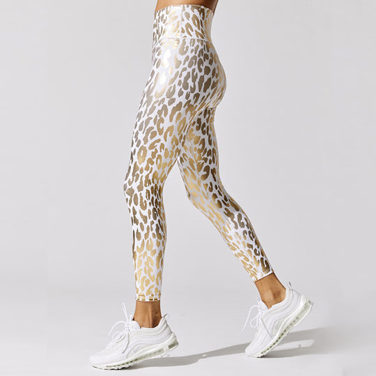 Legging léopard taille haute