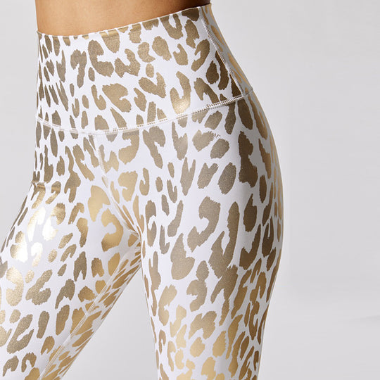 Legging léopard taille haute