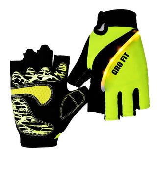 LED Visibility Running Fitness Gloves