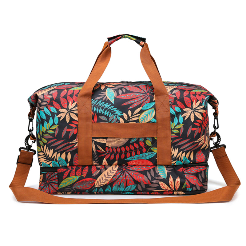 Floral Travel Tote Bag