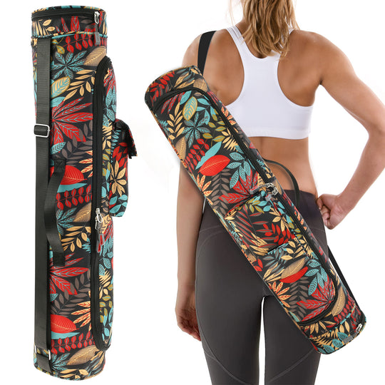 Floral Exercise Yoga Mat Bag