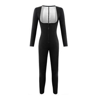 Bella Sweat - Chestless Long Sleeve Jumpsuit