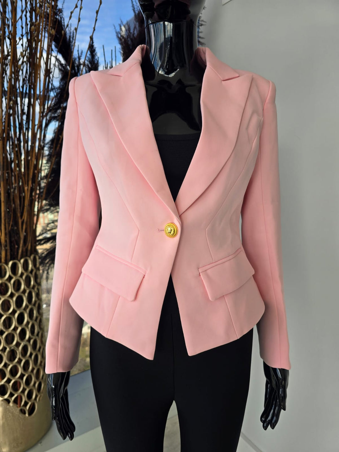 Sculpted Single Breasted Blazer