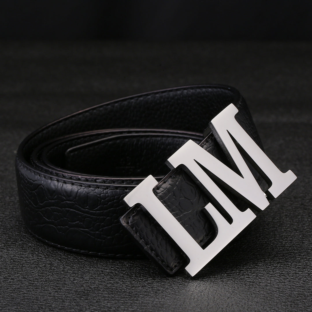 Custom Initials Belt Buckle