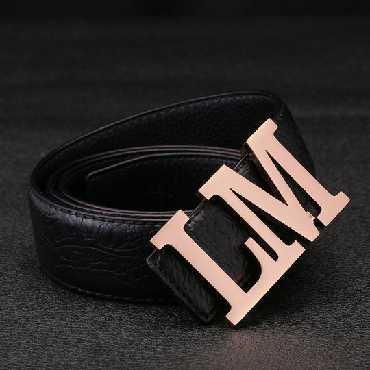 Custom Initials Belt Buckle