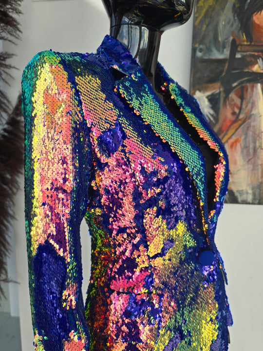 Luxe Sequin Blazer