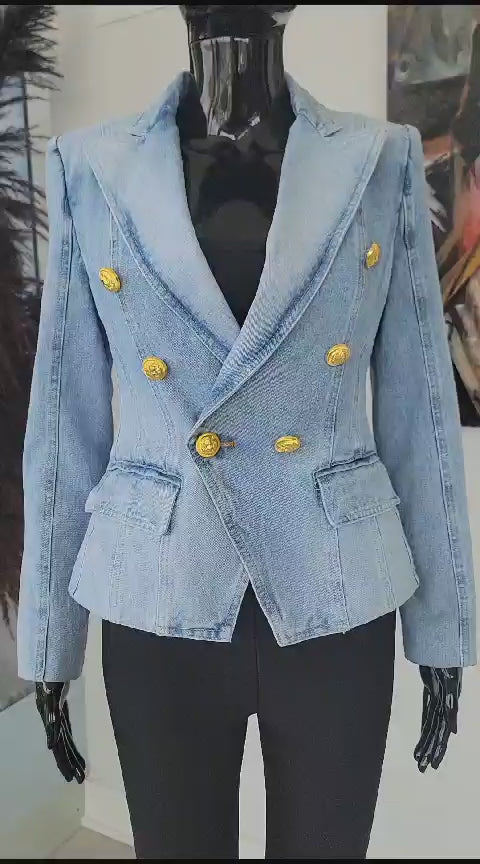 Fitted Jeans Blazer