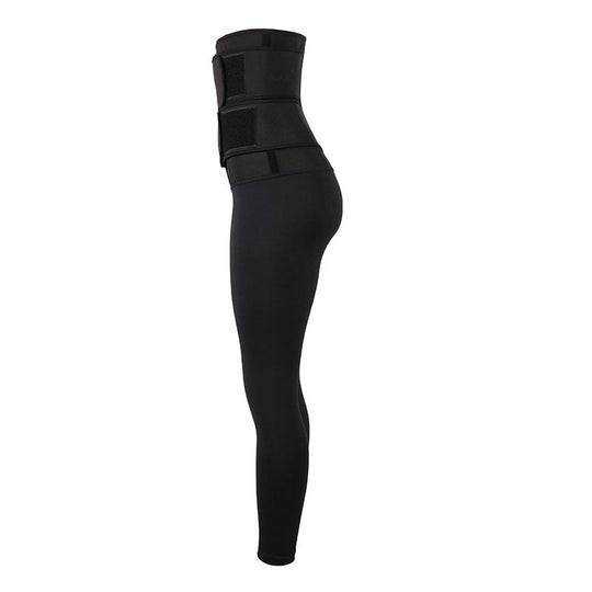 Waist Trainer Leggings - Double Belt